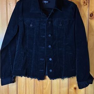 Black Label C’Est Toi Women's Black Corduroy Jacket